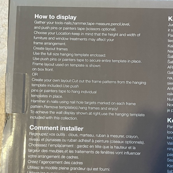 ⭐️UNOPENED⭐️ Brand New Artmore 13 Piece Wall Collage House Decor - Picture 5 of 8